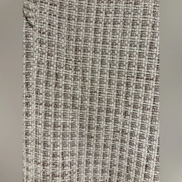 Aura Tweed Long Sleeve Sheath Dress with Ruffle Detail – Size M - Picture 6 of 7